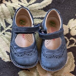 Classic Naturino Navy Kids Mary Jane Shoes
